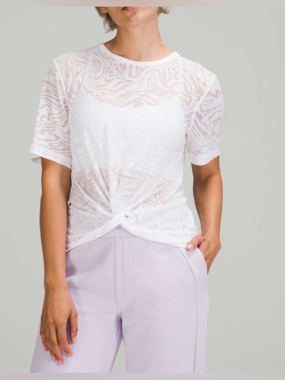 lululemon athletica Crescent Tee *Veil White